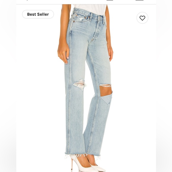 Re/done 90’s high-rise loose jeans - Picture 2 of 6